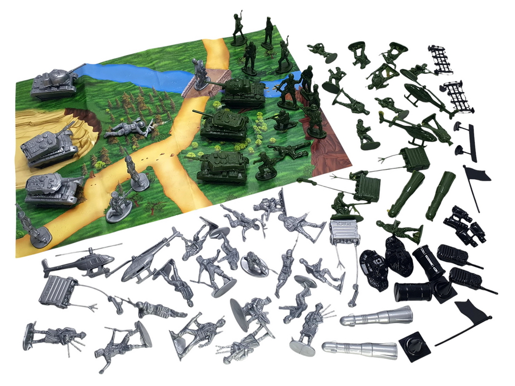 Военный игровой набор солдатиков Армия в рюкзаке, Colorplast SSA-big