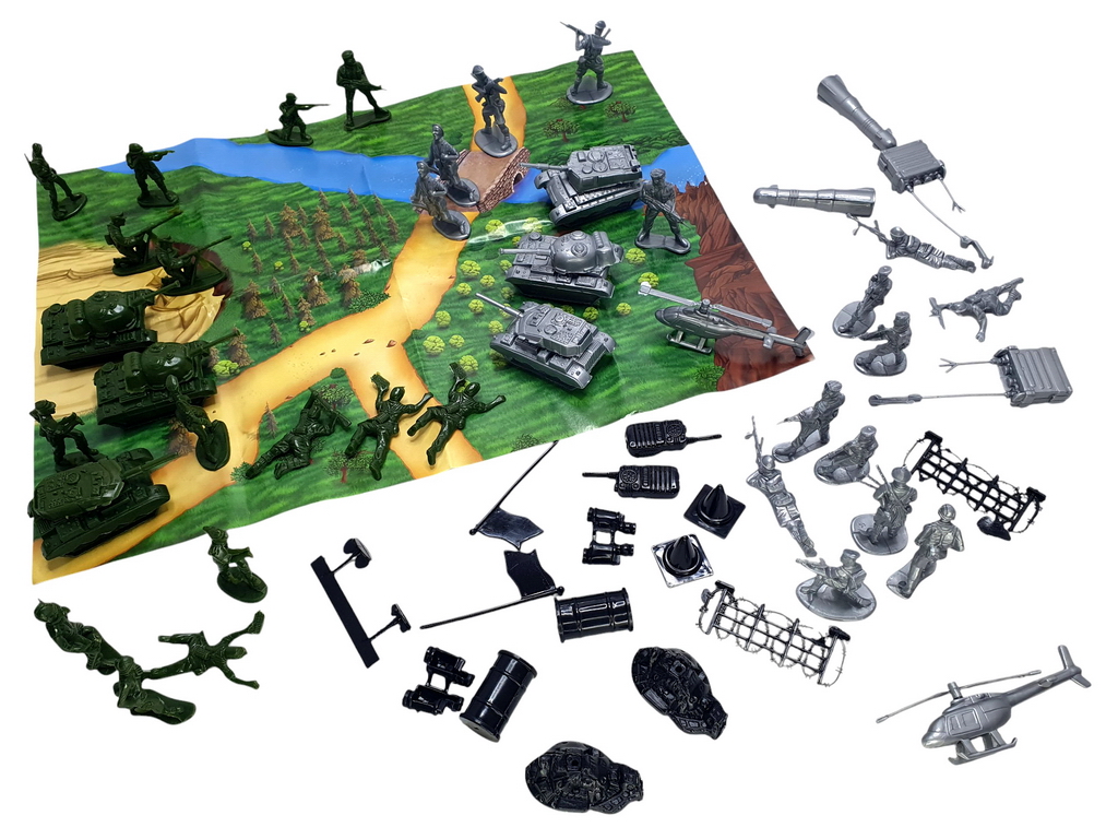 Военный игровой набор солдатиков Армия в рюкзаке Colorplast SSA-small