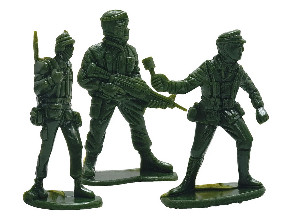 Военный игровой набор солдатиков Армия в рюкзаке Colorplast SSA-small