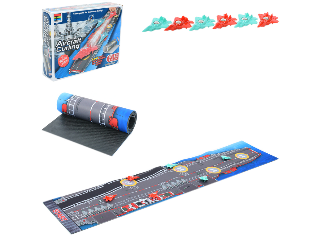 Игровой набор самолета 5 см Aircraft Carrier, 6 самолетов и коврик 90 см, BabyToys