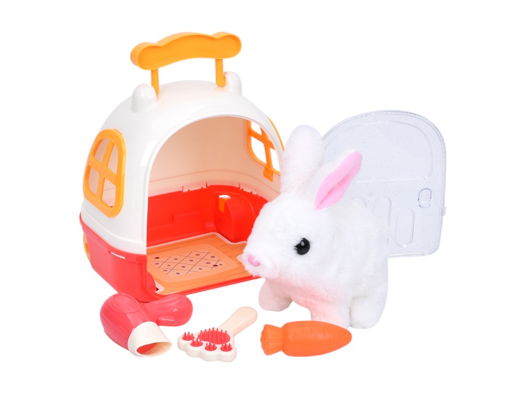 Игрушка интерактивная Животное с переноской 040-41 16 Limo Toy; 2 вида; (цена за 1 набор)