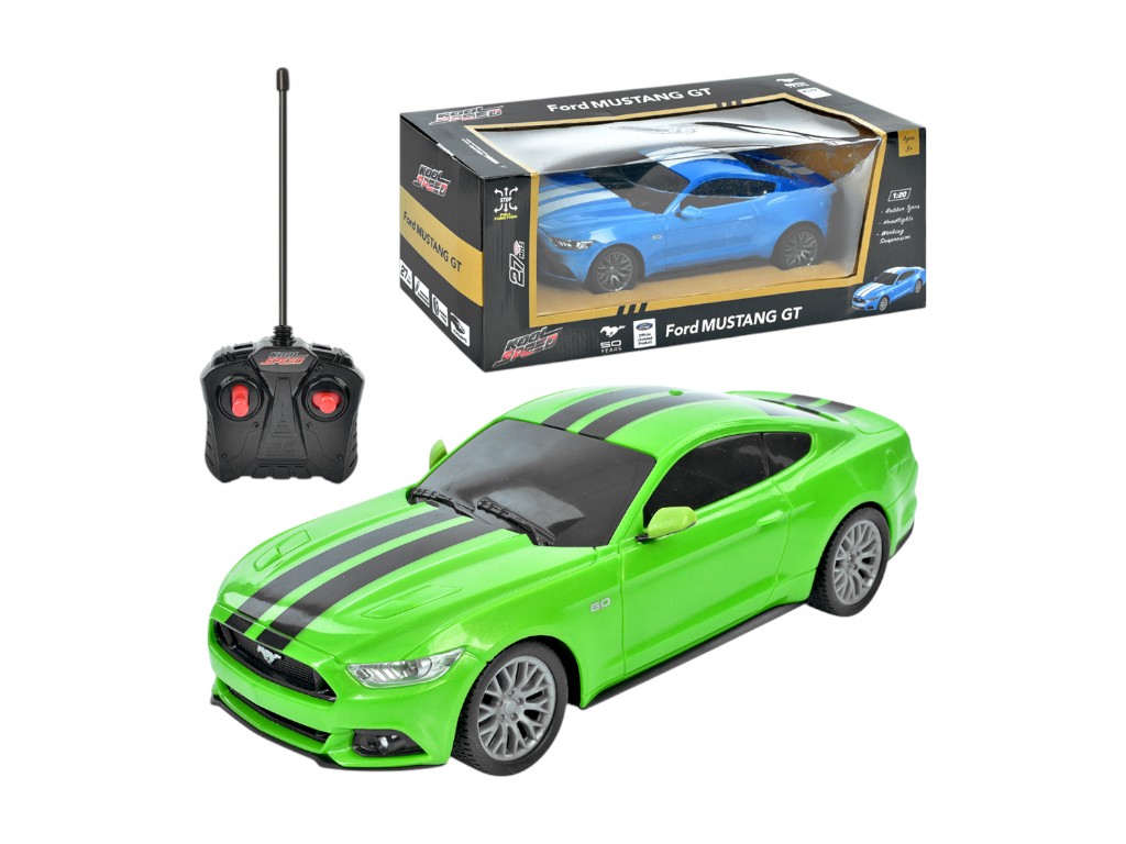 Машина на радіокеруванні Ford Mustang GT, 1:20, світло, гумові колеса, 2 кольори