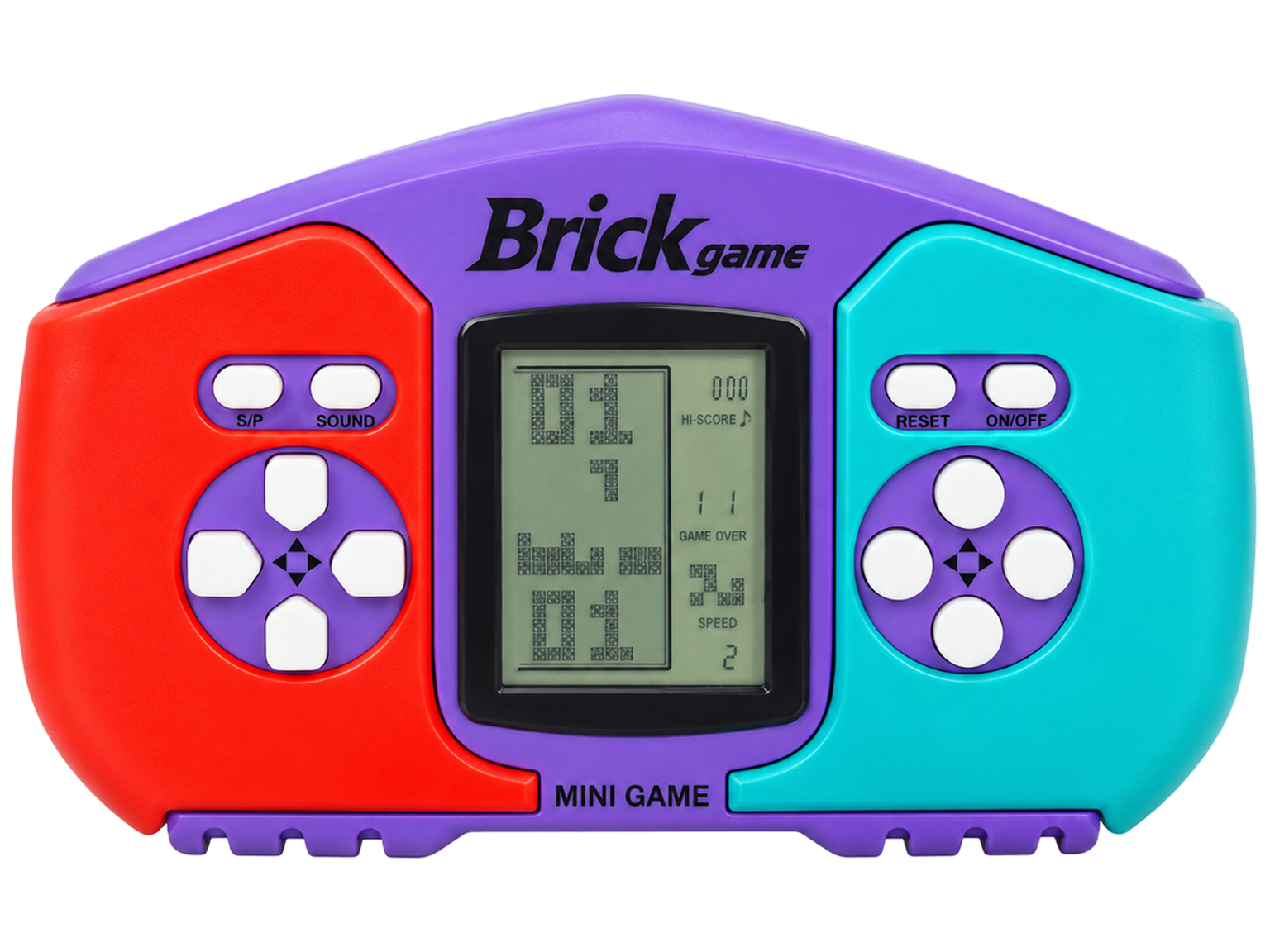 Игровая приставка Тетрис 23в1 158C-10, 23 игры и звук