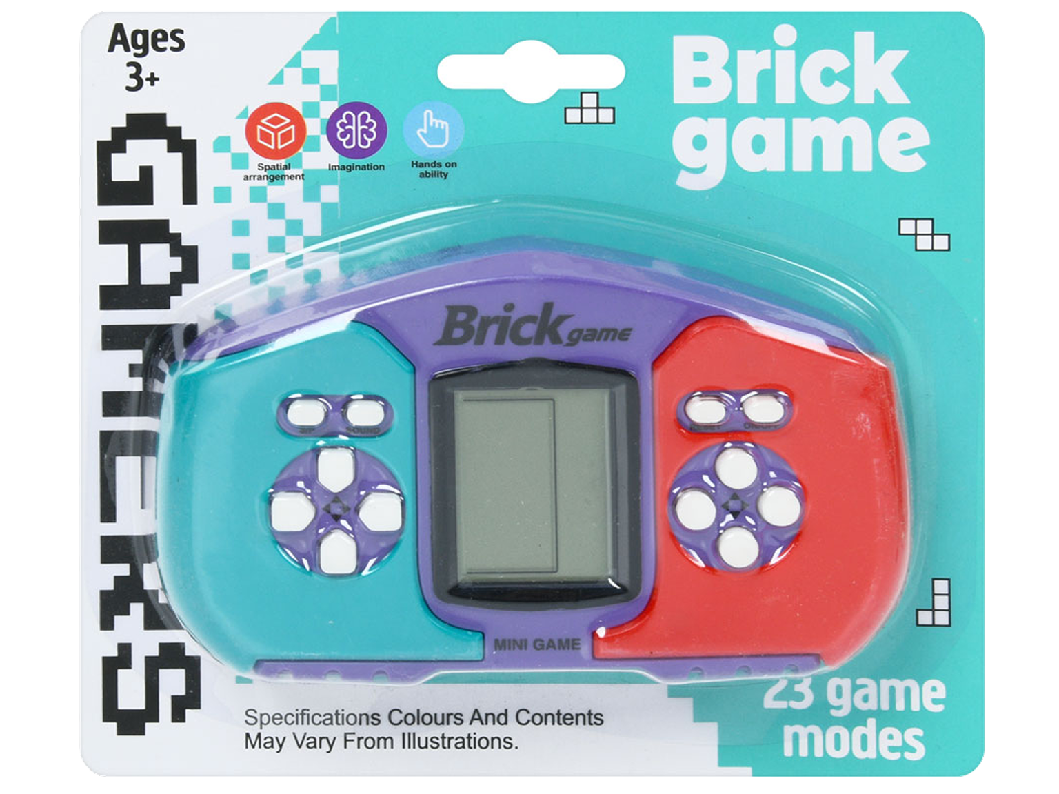Игровая приставка Тетрис 23в1 158C-10, 23 игры и звук