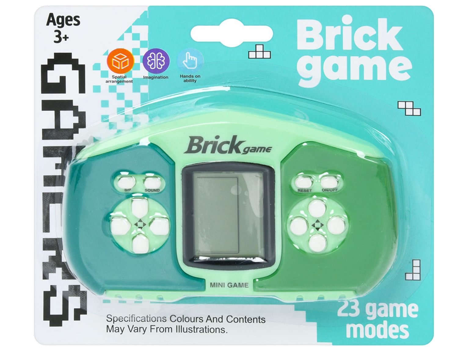 Игровая приставка Тетрис 23в1 158C-10, 23 игры и звук