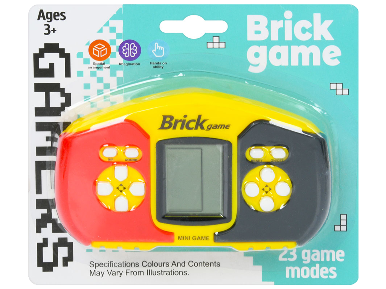 Игровая приставка Тетрис 23в1 158C-10, 23 игры и звук