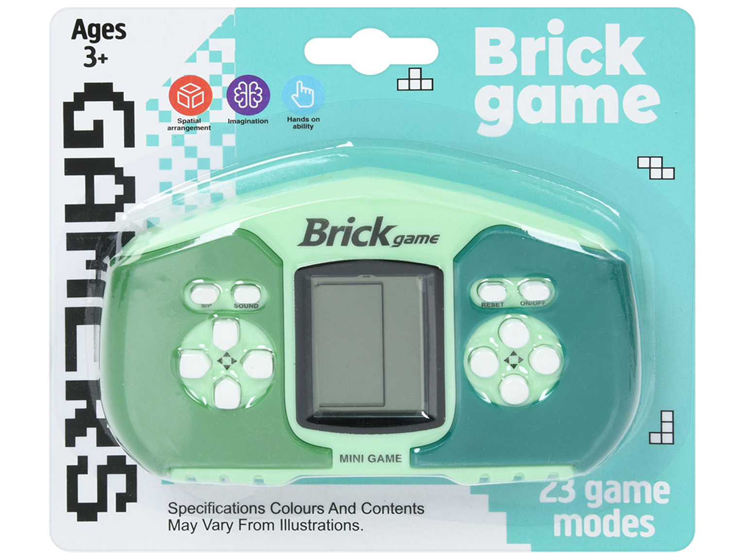 Игровая приставка Тетрис 23в1 158C-10, 23 игры и звук