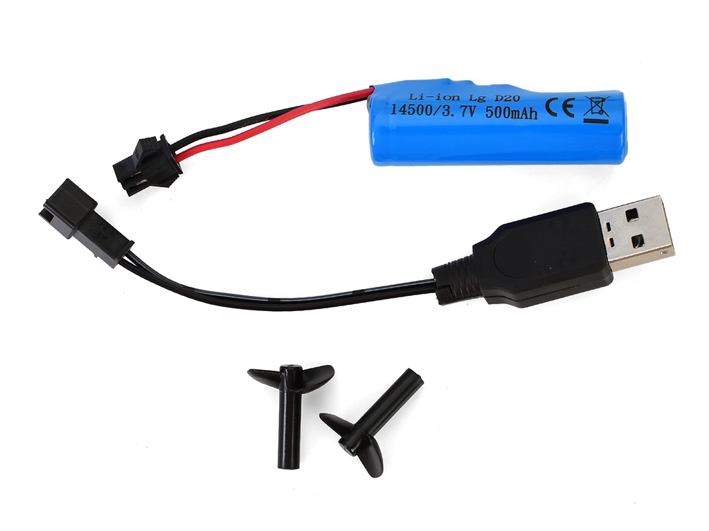 Катер радиоуправляемый с пультом-браслетом, аккумулятором и USB-заряжанием, 2 цвета