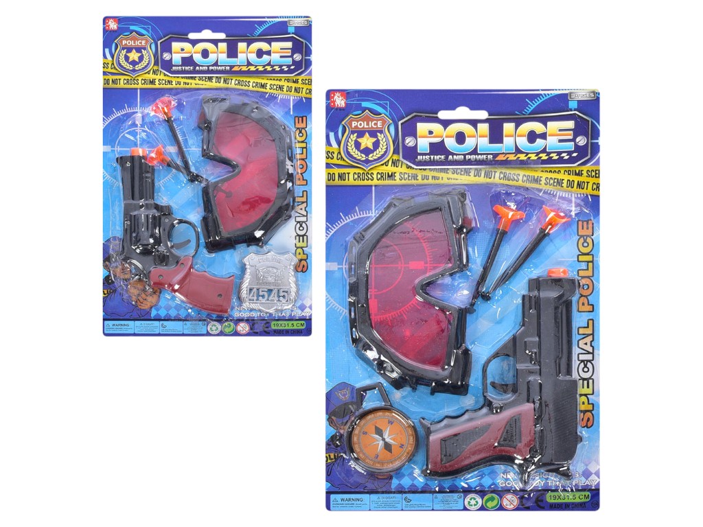 Набор с оружием 2323-16 Police, 2 вида, (цена за 1шт)