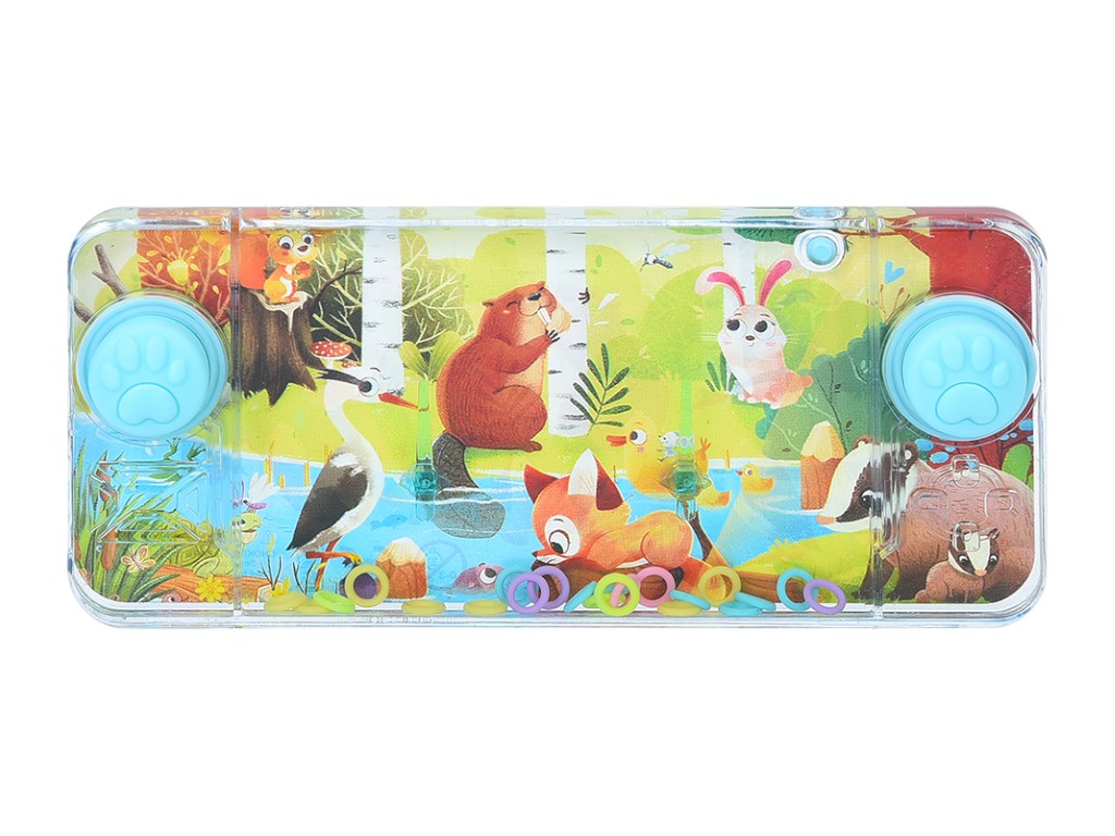 Игра водяная кнопочная с кольцами 238-B24-L24-F24-N24-K24, 15,5 см, механическая, микс дизай
