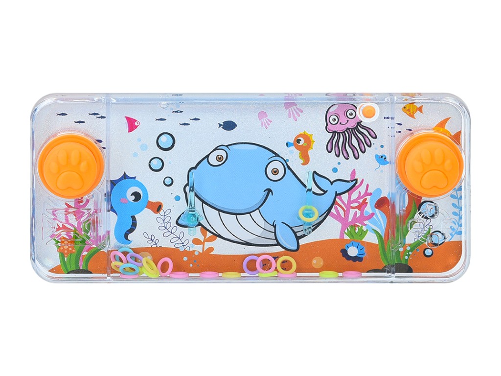 Игра водяная кнопочная с кольцами 238-B24-L24-F24-N24-K24, 15,5 см, механическая, микс дизай