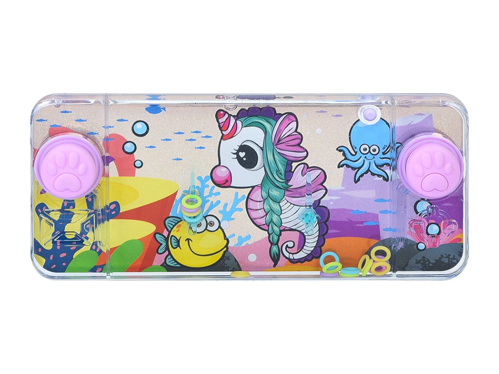 Игра водяная кнопочная с кольцами 238-B24-L24-F24-N24-K24, 15,5 см, механическая, микс дизай