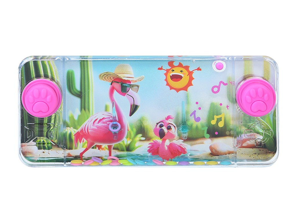 Игра водяная кнопочная с кольцами 238-B24-L24-F24-N24-K24, 15,5 см, механическая, микс дизай