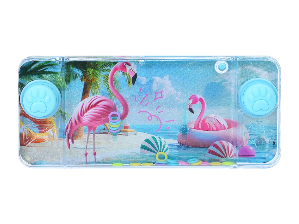 Игра водяная кнопочная с кольцами 238-B24-L24-F24-N24-K24, 15,5 см, механическая, микс дизай