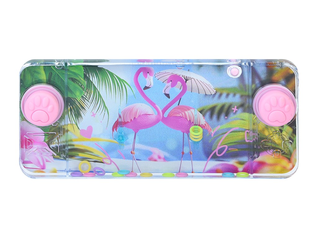 Игра водяная кнопочная с кольцами 238-B24-L24-F24-N24-K24, 15,5 см, механическая, микс дизай