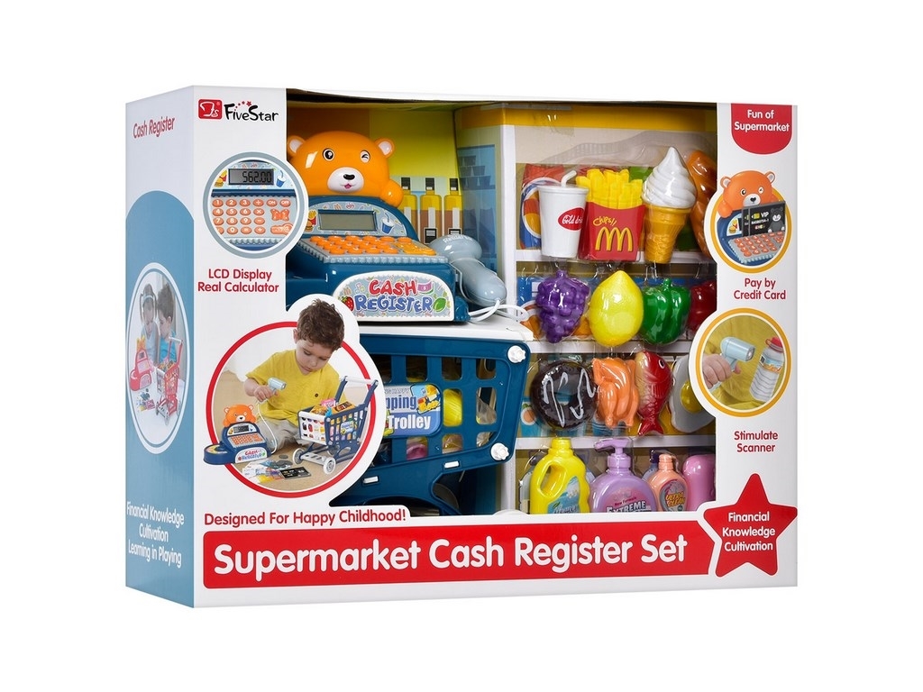 Магазин Supermarket Cash Register Set. 35561-62P