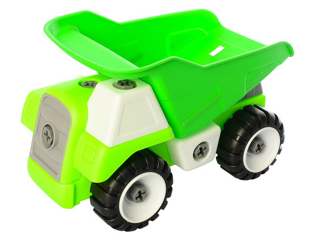 Конструктор на шурупах Стройтехніка 21 см, з викруткою, BabyToys