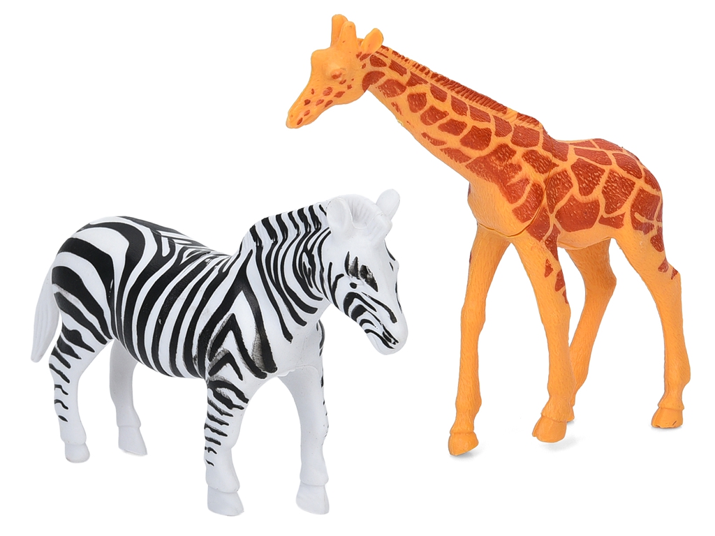 Фигурки игровые динозавры и дикие животные, 2 вида, 8 см, BabyToys 564A-C (цена за 1шт)