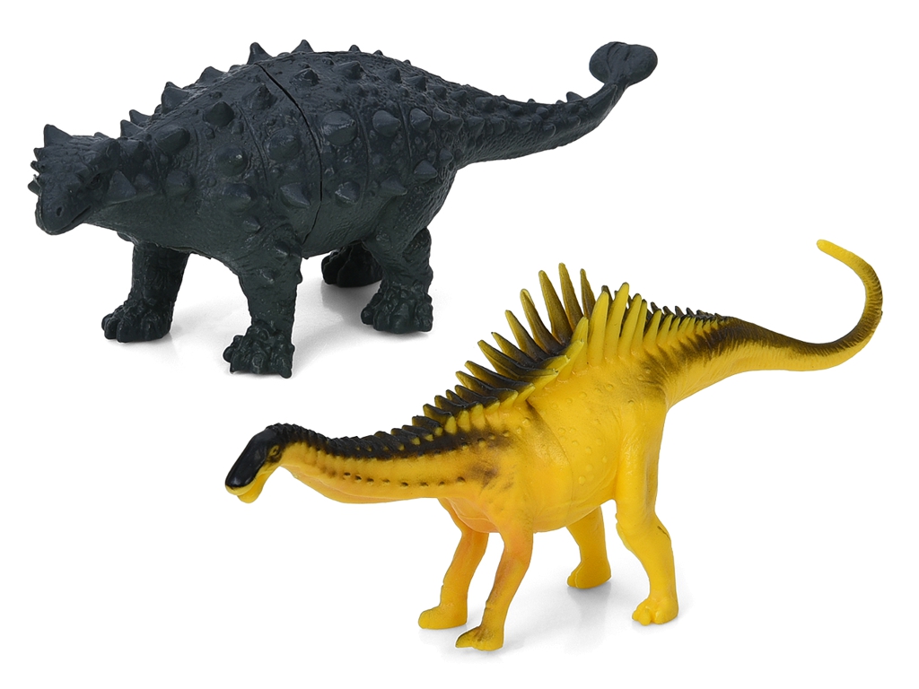 Фигурки игровые динозавры и дикие животные, 2 вида, 8 см, BabyToys 564A-C (цена за 1шт)