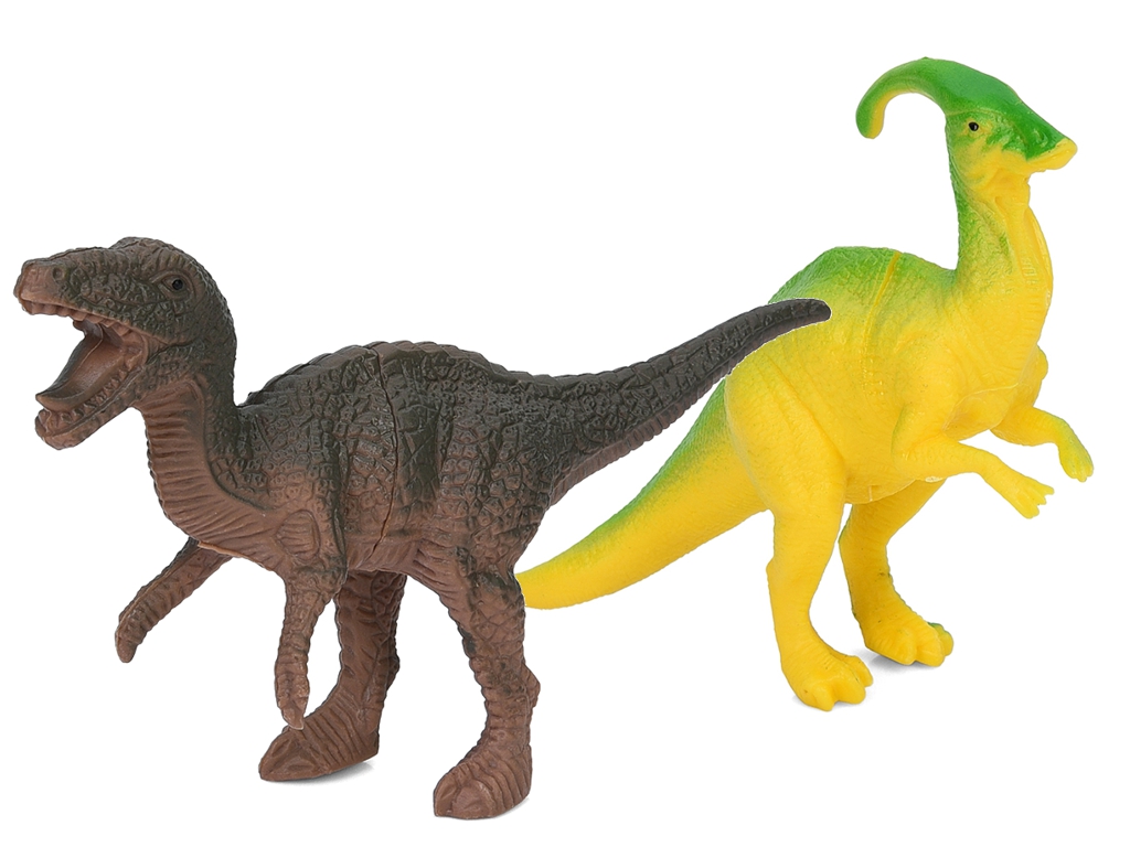 Фигурки игровые динозавры и дикие животные, 2 вида, 8 см, BabyToys 564A-C (цена за 1шт)