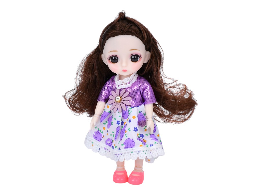 Кукольный домик игровой 666-6AA-10-13-15, 24 см, с мебелью и куклой 15 см, BabyToys