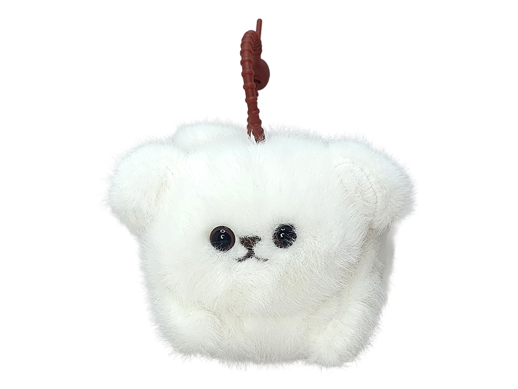 Заводная мягкая игрушка кот 9см, подвижный хвост, 688-359A (цена за1шт)