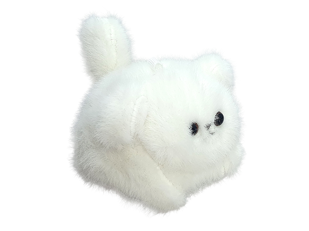 Заводная мягкая игрушка кот 9см, подвижный хвост, 688-359A (цена за1шт)