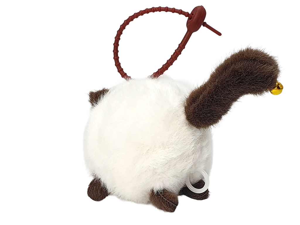 Заводная мягкая игрушка кот 9см, заводная, подвижный хвост, 688-363A (цена за 1шт)