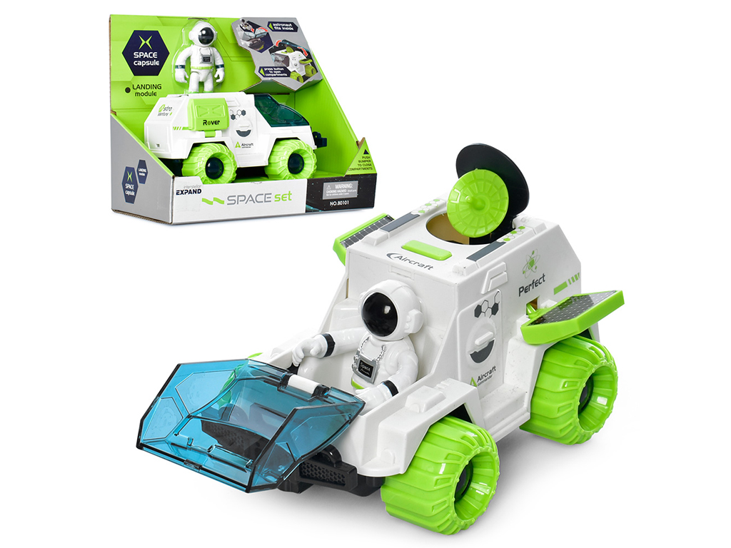 Игровой набор космическая машина с фигуркой астронавта 80101, 16 см, открывающаяся дверь, BabyToys