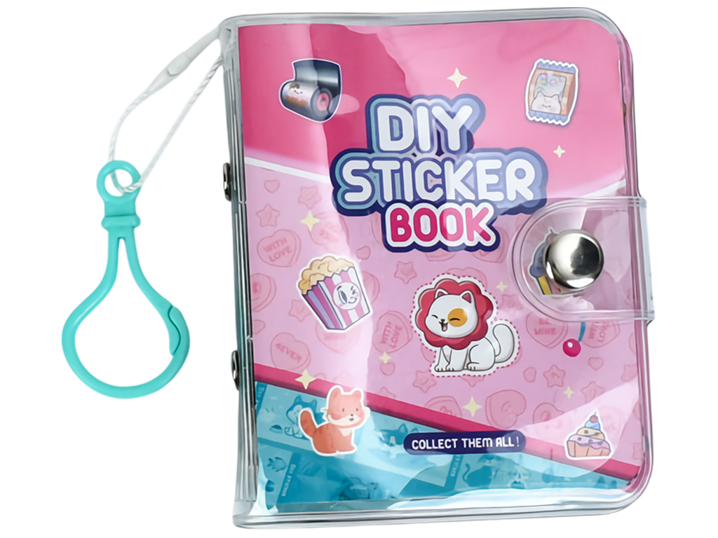 Инетрактивный набор для творчества Sticker Book, браслеты, бусины, наклейки и альбом