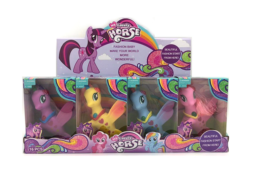 Фигурка лошадка-русалка Little Pony 8238B, коллекционная, 4 вида (цена за 1шт)