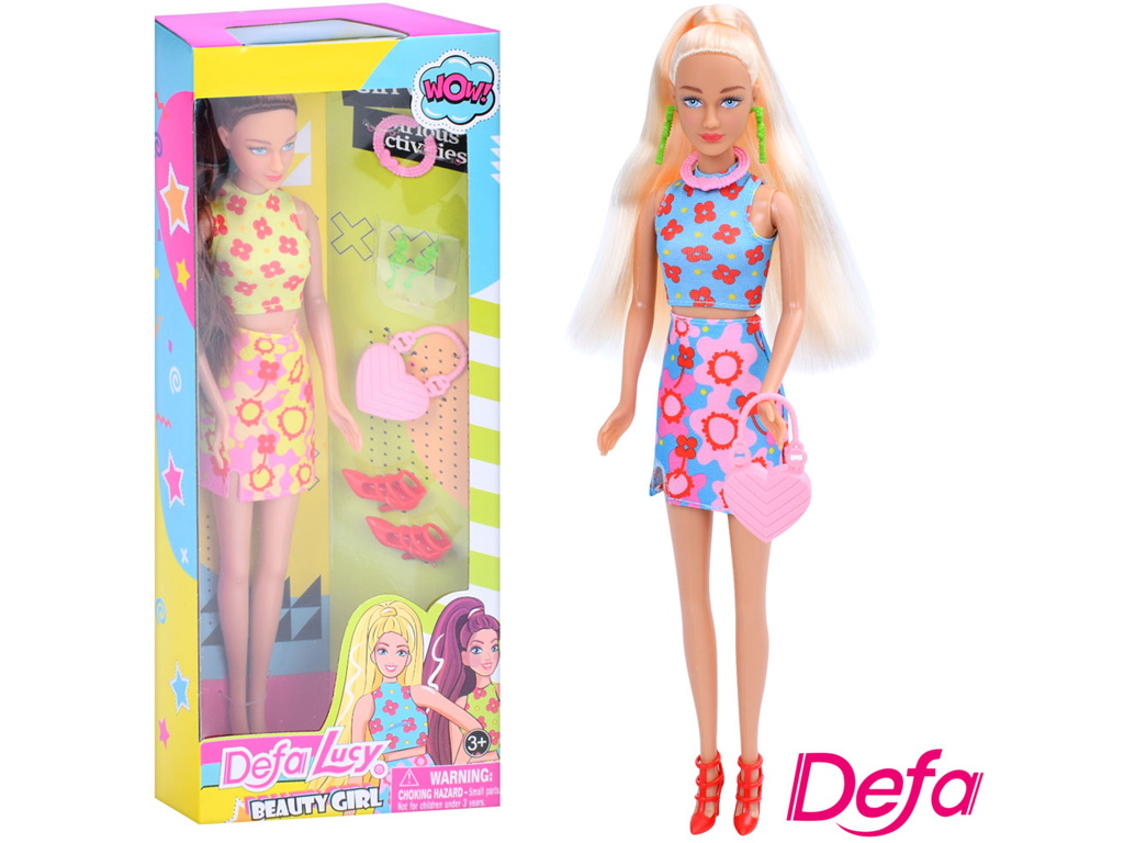 Кукла с аксессуарами Defa Lucy 8511, 29 см, сумка и украшения