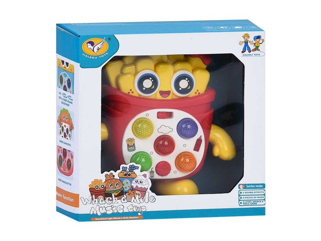 Музыкальная игрушка Веселая еда 855-197-198-199-200-206A, световые эффекты, 3 режима игры, 5 видов