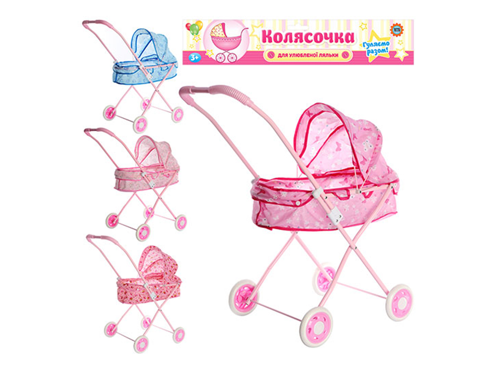 Коляска для куклы Классическая. Metr+ 882