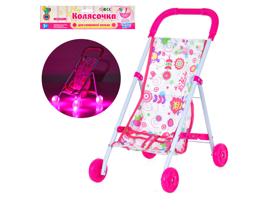 Коляска для ляльки прогулянкова. Metr+ 899K-1D