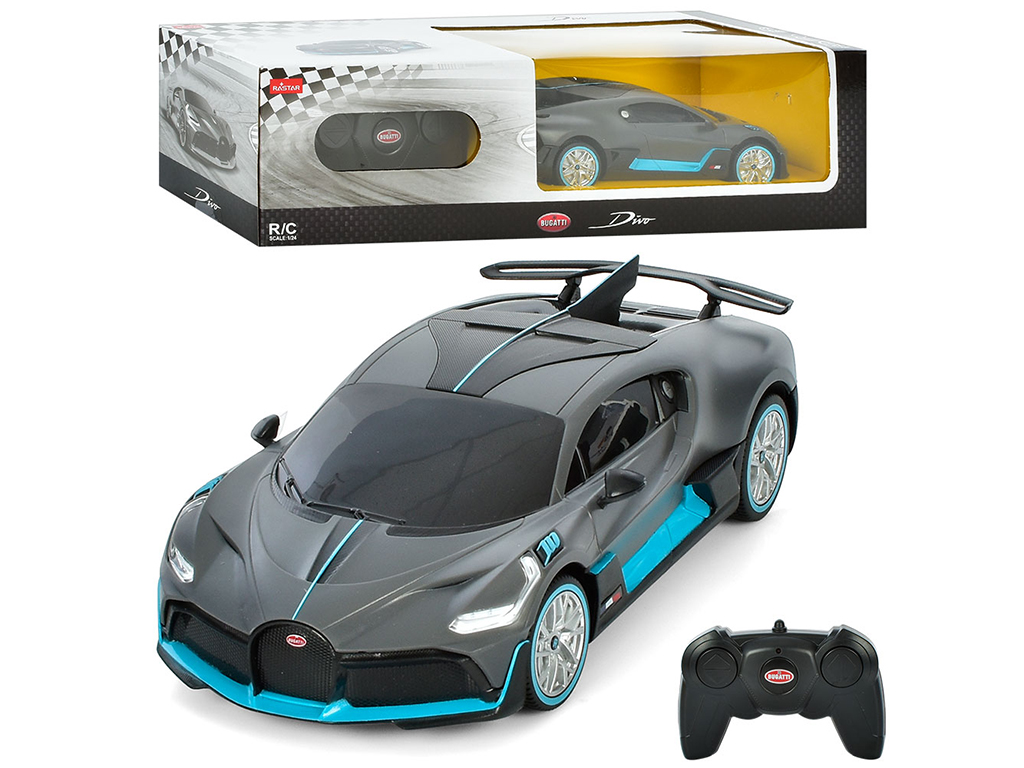 Машинка Bugatti на радиоуправлении. Rastar 98900