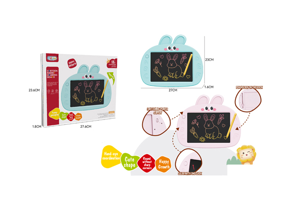 LCD планшет Зайчик 8 дюймів 27-22-1 см. 99-20