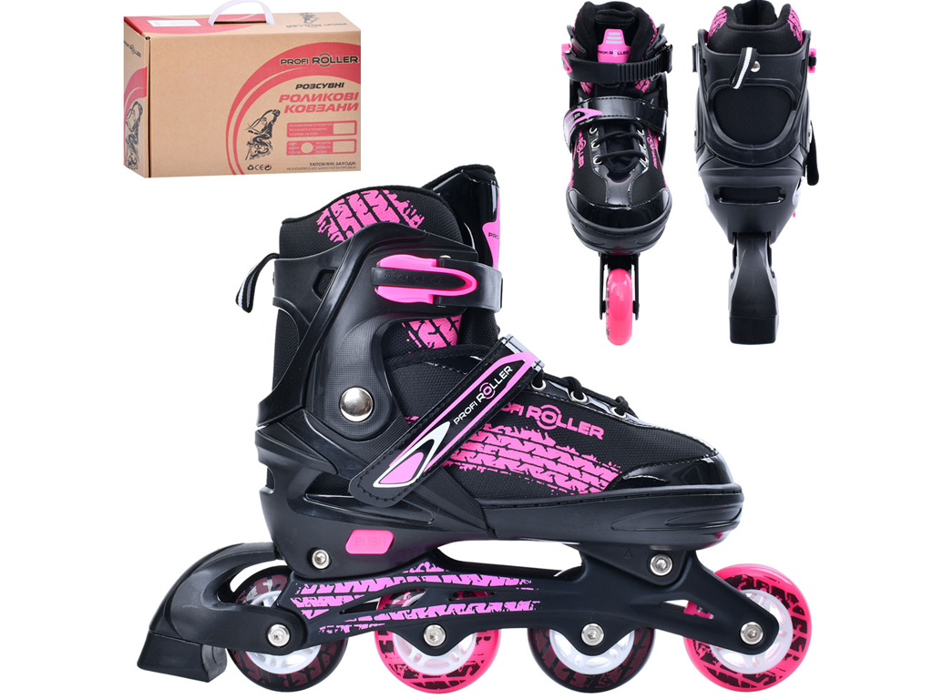Ролики раздвижные. Profi A 4150-L-P (39-42)