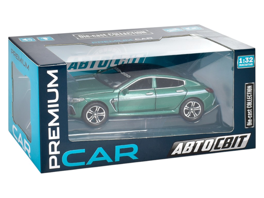 Машинка металева інерційна Premium AP-1711, 15 см, світло та звук, АвтоСвіт