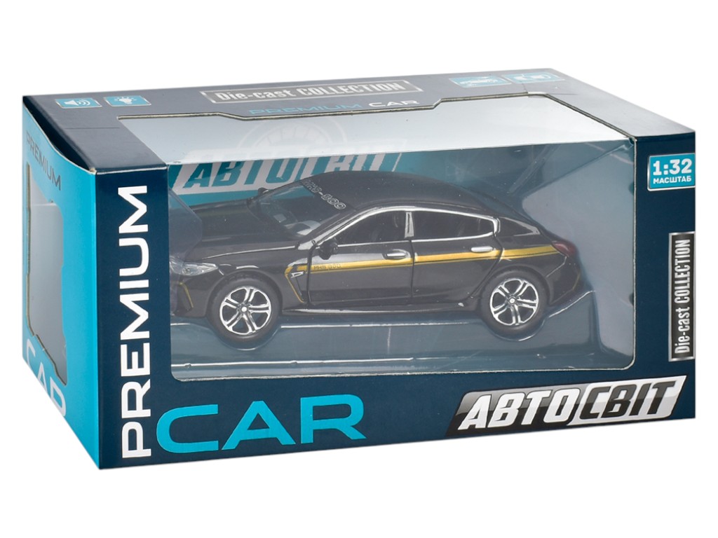 Машинка металева інерційна Premium AP-1711, 15 см, світло та звук, АвтоСвіт