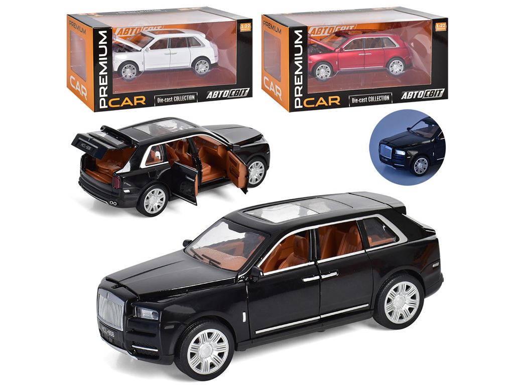 Джип инерционный металлический Premium AP-1718, 21 см, свет и звук, АвтоМир