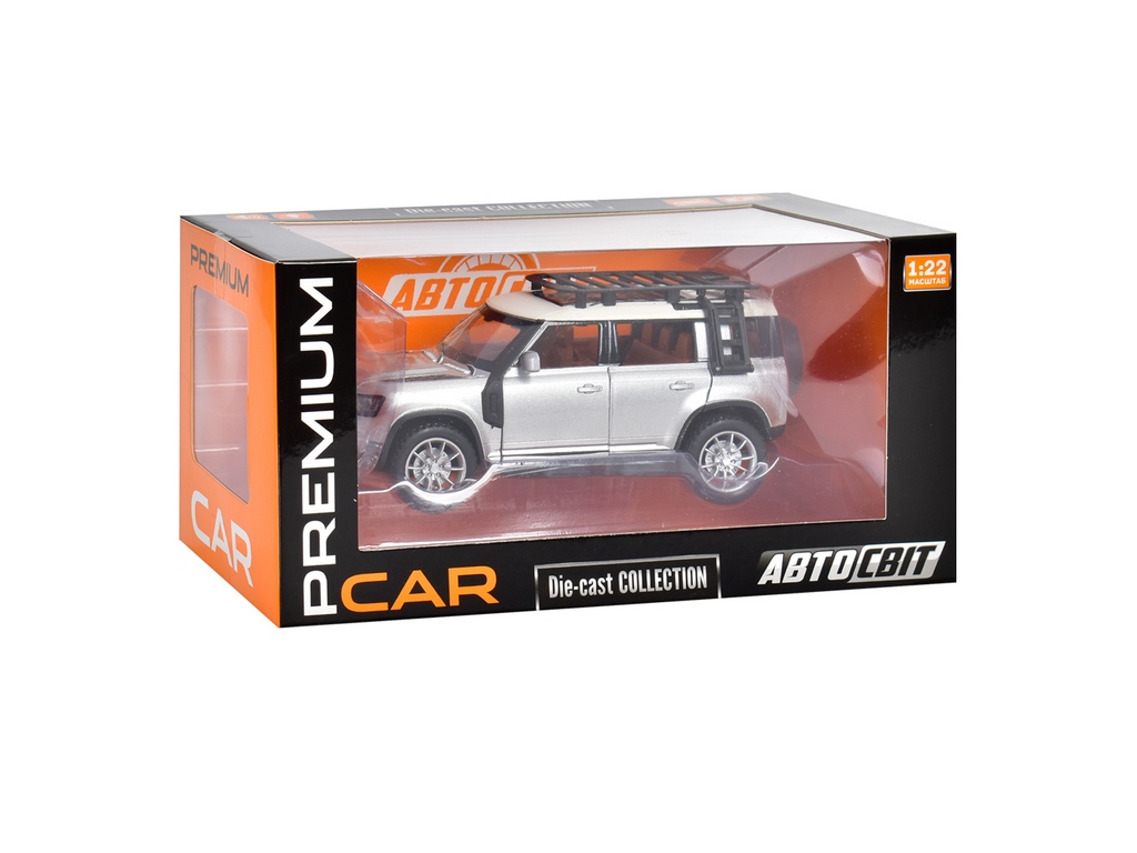 Джип инерционный металлический Premium AP-1721, 20 см, свет и звук.