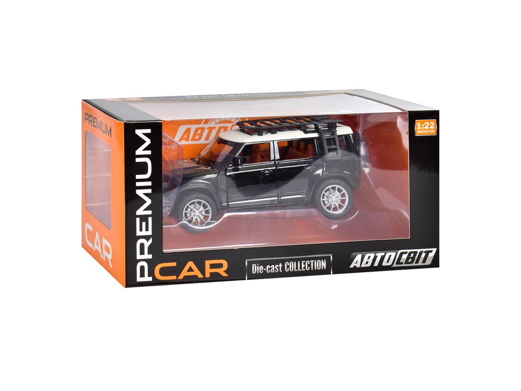 Джип инерционный металлический Premium AP-1721, 20 см, свет и звук.