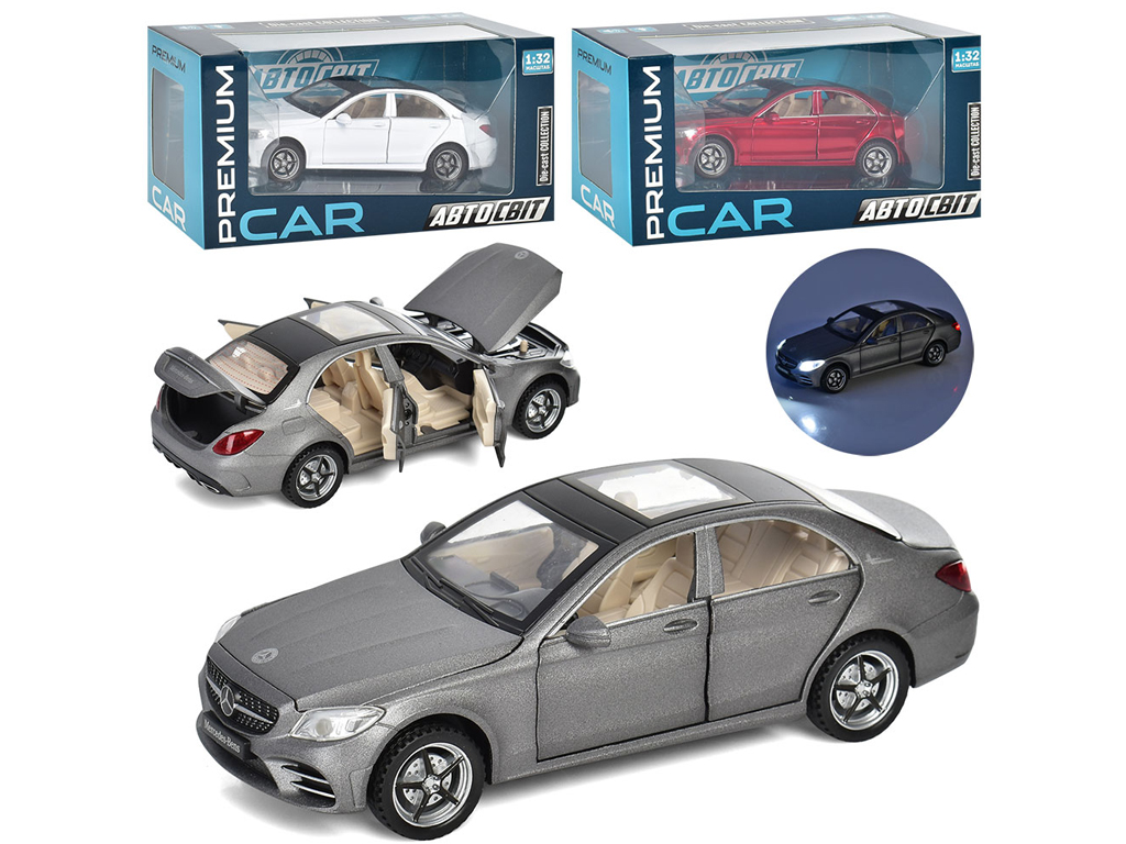 Машина металлическая инерционная Premium AP-1753, 16 см, свет и звук, АвтоСвіт