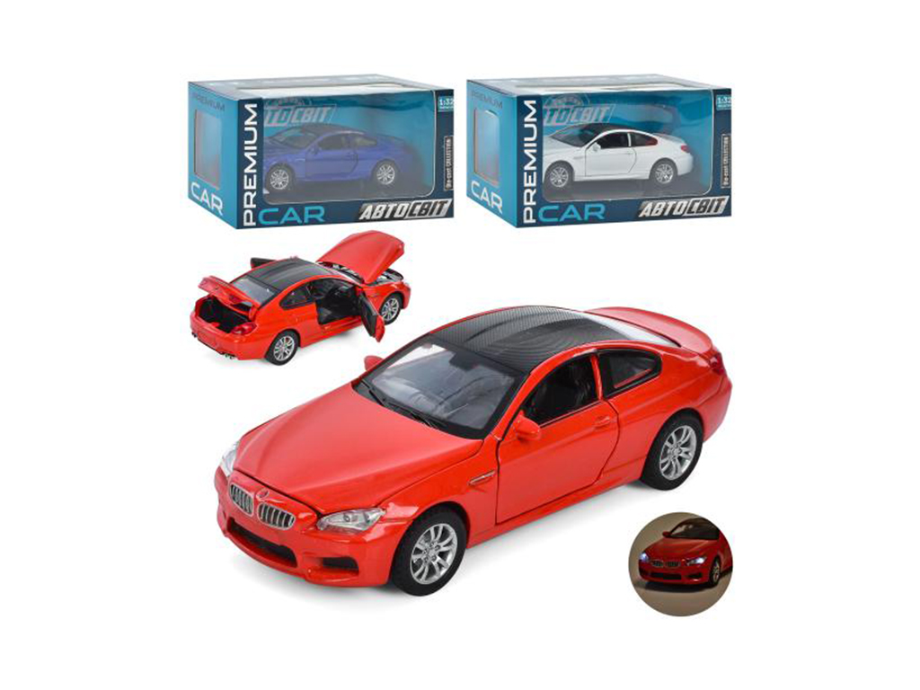Машинка инерционная металлическая Premium AP-1801, 18 см, свет и звук, АвтоСвіт