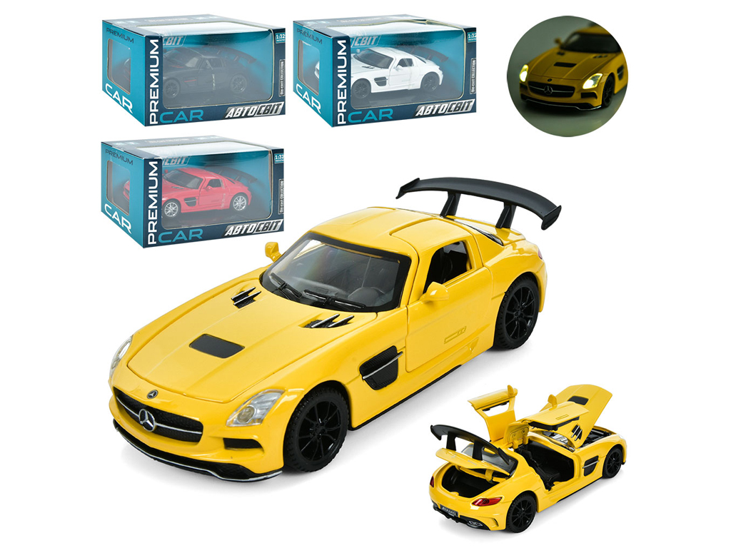 Машина металлическая инерционная Premium AP-1807, 15,5 см, свет и звук, АвтоСвіт