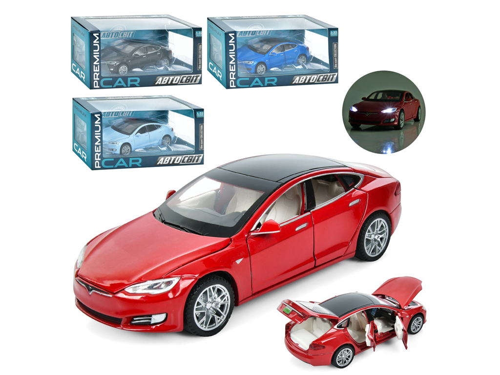 Машина металлическая инерционная Premium AP-1823, 15 см, свет и звук, АвтоСвіт