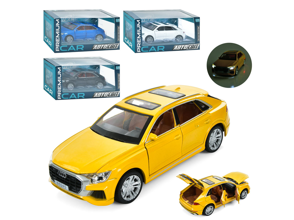Машина металлическая инерционная Premium AP-1824, 16 см, свет и звук, АвтоСвіт