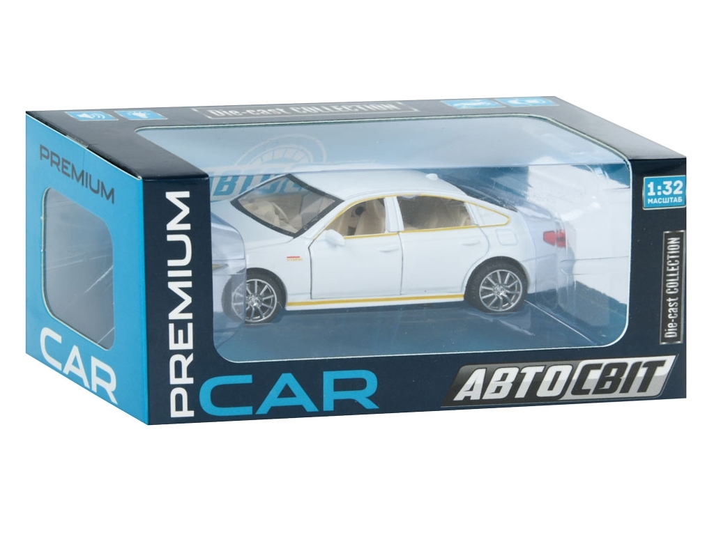 Машина металлическая инерционная Premium AP-1854, 15 см, свет и звук, АвтоСвіт