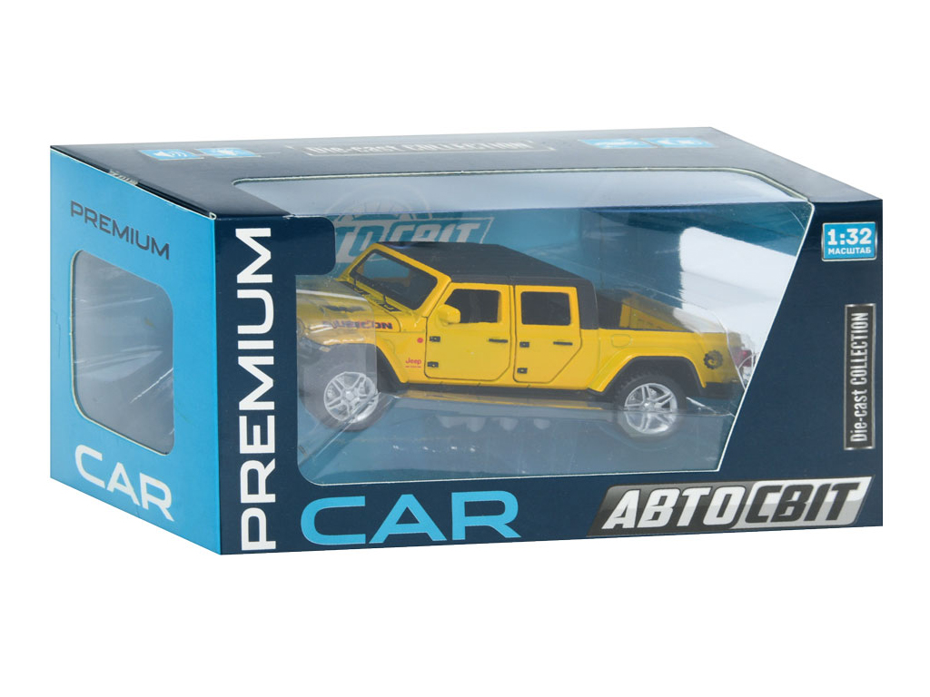 Пикап инерционный металлический Premium AP-1858, 17 см, светится и звук, АвтоСвіт